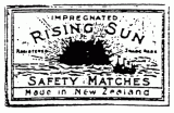 The first safety matches made in New Zealand 